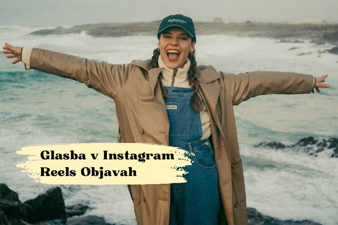 Glasba v Instagram Reels objavah